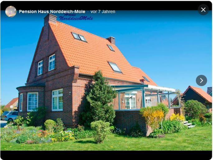 Pension Haus Norddeich Mole Exterior foto